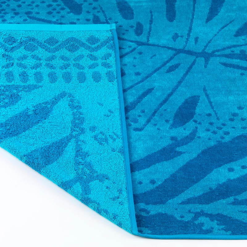 Beach Towel, 90 x 180 cm, Cotton, Terry Cloth, Velour,