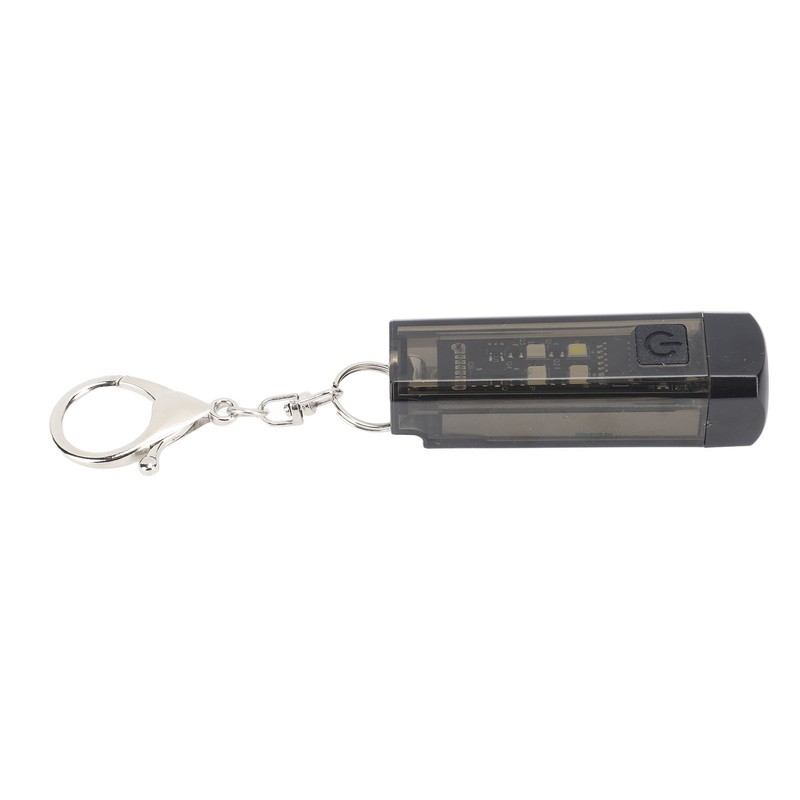 Keychain Flashlight Plastic 2 Lighting Mode Magnetic USB Rechargeable Portable