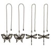 Micro Traders 4PCS Ceiling Fan Pull Chain Set 30cm Lamp