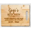 Gigi's Kitchen Bamboo Cutting Board - Mother's Day Cutting Board