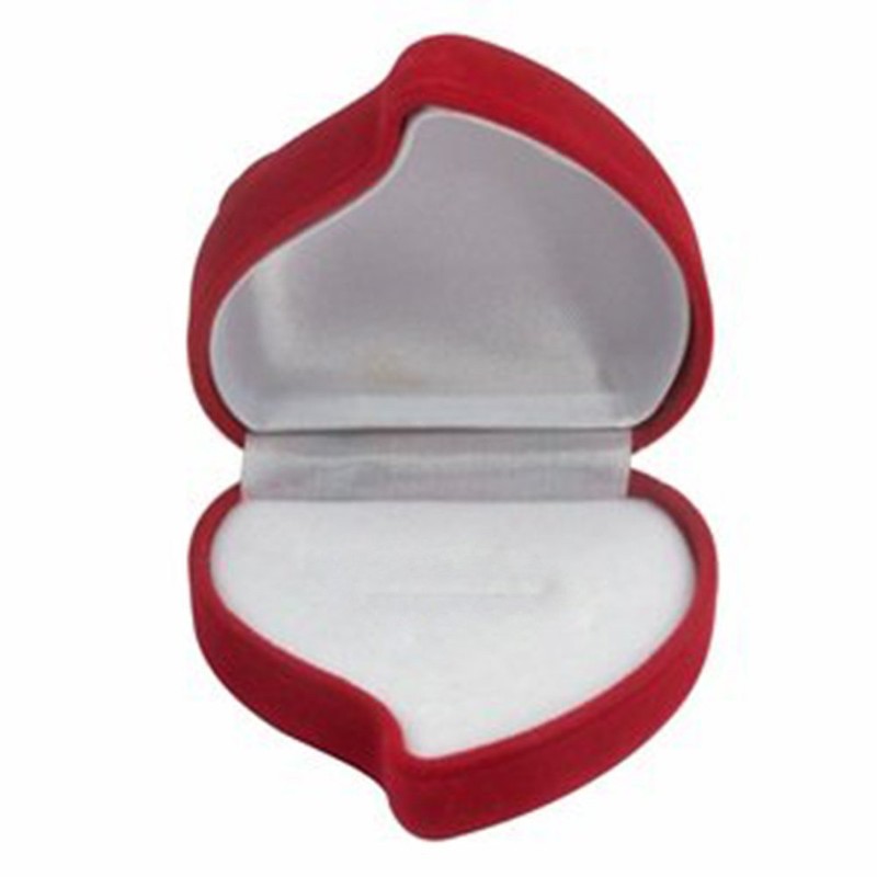 TRIXES Ring Box Engagement Luxury Red Love Heart Wedding Proposal