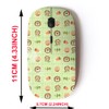 2.4G Wireless Mouse with Cute Pattern Design for All Laptops