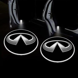 KLIFE LIMITED  2Pcs LED Car Door Projector Welcome Light for Honda Civic/Accord/CR-V/Fit/HR-V/Vezel/Odyssey:_INFINITI