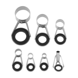 YINETTECH 7Pcs Fishing Rod Guide Tip Repair Kit 4 5 6 8 11 15 20mm for Sea Fishing Rod Accessories