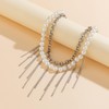 Pearl Necklace for Women Dainty Chunky Pearl Necklace Choker Barque