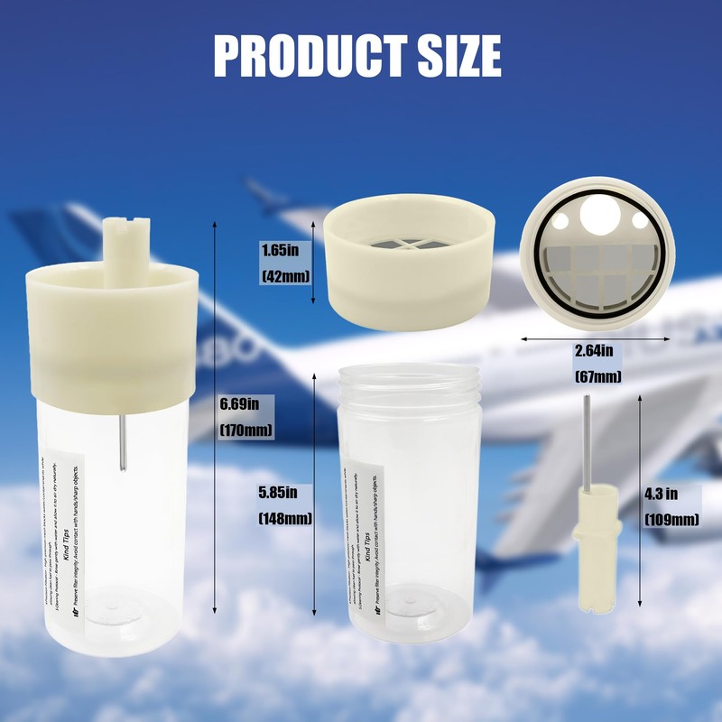 Jar Aviation Fuel Tester 12oz – Fuel Testing Jar for