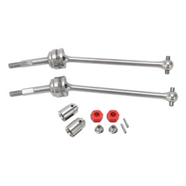 Rear CVD Driveshaft Steel Aluminum Alloy Transmission Axle Joint Replacement for TRAXXAS SLASH 1/10 RC Car