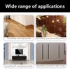Xohairp 300PCS Double Head Skirting Nail，Non Marks Nail，Solid Wood Baseboard