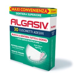 Algasiv Adesivo Per Protesi Dentaria Superiore, 30 Adesivi