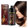 Shampoo Con Tinte Hair Dye Natural Jengibre Para Cubre Canas