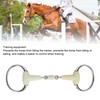 QANYEGN Horse Mouth Bit, Stainless Steel Horse Bit, Rubber Wrapped