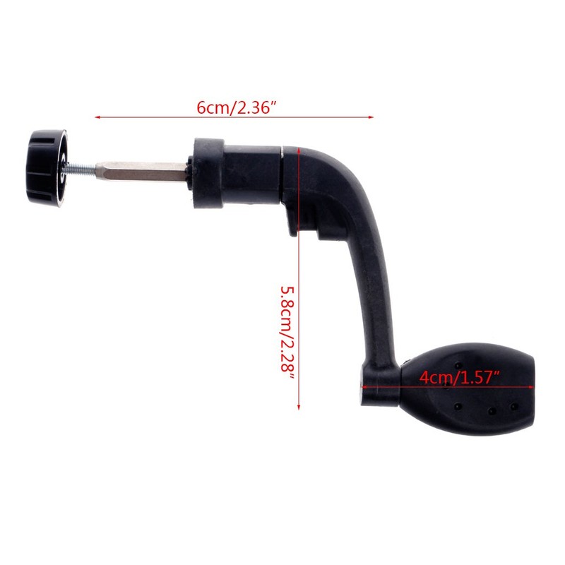 Ocobudbxw Universal Plastic Handle Fishing Reels Crank Mountain Arm Swivel