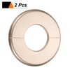 HARFINGTON 2pcs Wall Split Flange 51mm/2" Self-Adhesive Plumbing Cover Plates