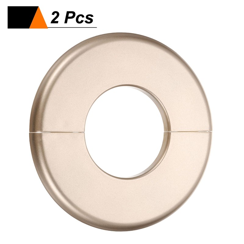 HARFINGTON 2pcs Wall Split Flange 51mm/2" Self-Adhesive Plumbing Cover Plates