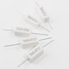 Qjaiune 10Pcs Cement Resistor 5W 0.47 Ohm Resistor, Ceramic Resistor