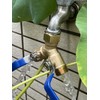 water spigot splitter with 4" Valve Handles, Hose Bib Splitter