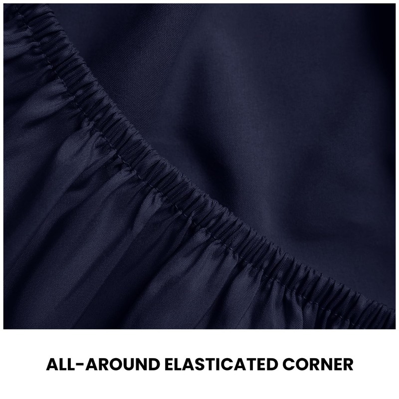 Easy Care Microfiber Plain Dyed Single Fitted Sheet, Super Soft