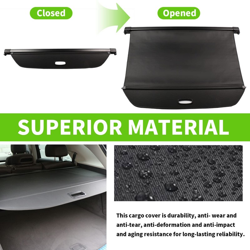 Liizoo Cargo Cover for Volvo XC60 2010 2011 2012 2013