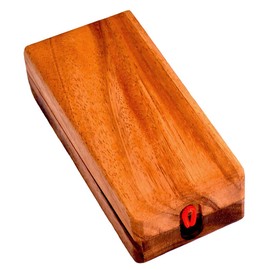 Kalaha African Bean Game Mancala Small Travel Game Puzzle Wood Strategy Game Children's Game for Fine Motor Skills and Concentration 2 Players