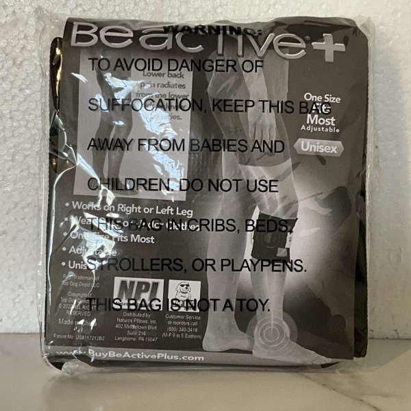 Beactive + Unisex Acupressure System Sciatica Pain Relief Brace OS