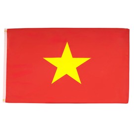 AZ FLAG - Vietnam Flag - 2x3 Ft - 100D Polyester Vietnamese Banner with Two Metal Grommets - Fade Resistant - Vivid Colors - 2' x 3' Feet - 90x60 Cm