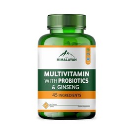 Divya Himalayan Multivitamin Tablets with Probiotics & Ginseng Promote Digestion & Support Immune Health | Whole Food Multivitamin Derivative - 60 Tablets