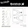 Boldink Semi-Permanent Jagua Tattoos 2 Weeks Long Lasting Waterproof Tattoo