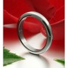 Schmuck Krone Thin Hematite Ring 3 mm Flat Grey Dark