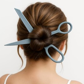 Yuxung Hair Stylist Gift 3D Scissor Hair Clip Barrette for Women, Girls, Hairstylists, Hairdressers, and Cosmetologists - Nice for Christmas or Birthdays