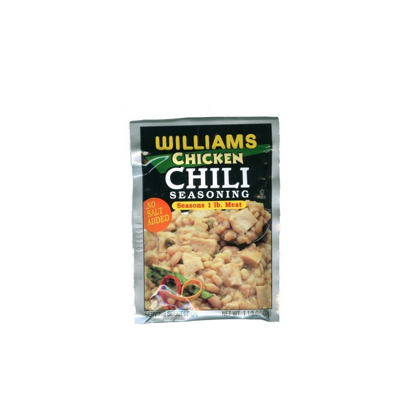 Williams Chicken Chili Seasoning - 1.13 Ounces (Pack of 6)