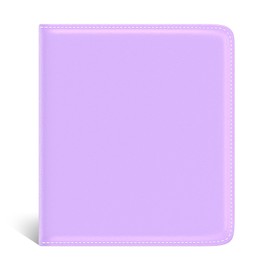 Nipichsha Womens Wallet, Small Slim RFID Credit Card Holder Wallet for Women, Leather Compact Bifold Purse with Zipper Coin Pocket, Cute Ladies Purse with ID Window, Purple