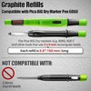 Dreyoo 16 Pack 2x5mm Graphite Refills (Model: 6030) compatible with