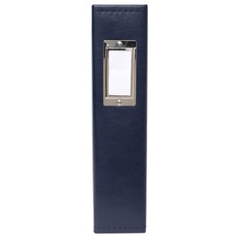 We R Memory Keepers 8.5x11 Navy Photo Album, Protect Memories and Photos, Soft, Acid-free Faux Leather, Classy Decorative Spine Label, Snag-free Rings, Includes 5 Page Protectors