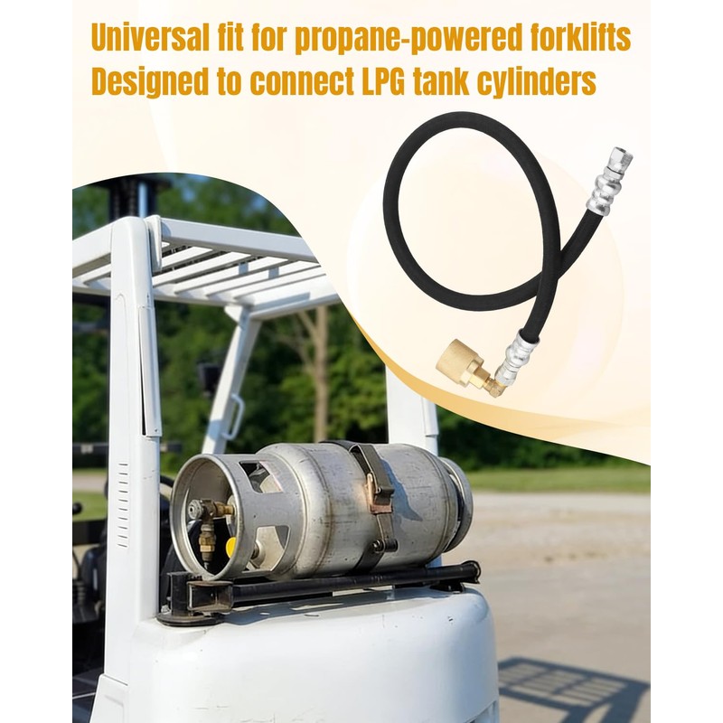 Forklift LPG Propane Hose Fit for Propane-Powered Forklifts, Designed for