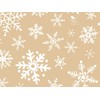 Snowflakes On Kraft Tissue Paper - 20in. X 30in. (12