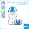 MAM Learn to Drink Cup, Bottle Handles and Soother, 6+