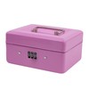 Small Security Lock Box with Coin Tray Metal Material with