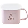 Miffy Pastel Square Miso Pot, Pink