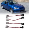 4pcs Fuel Injector Harness Adapter for DENSO Female to EV1