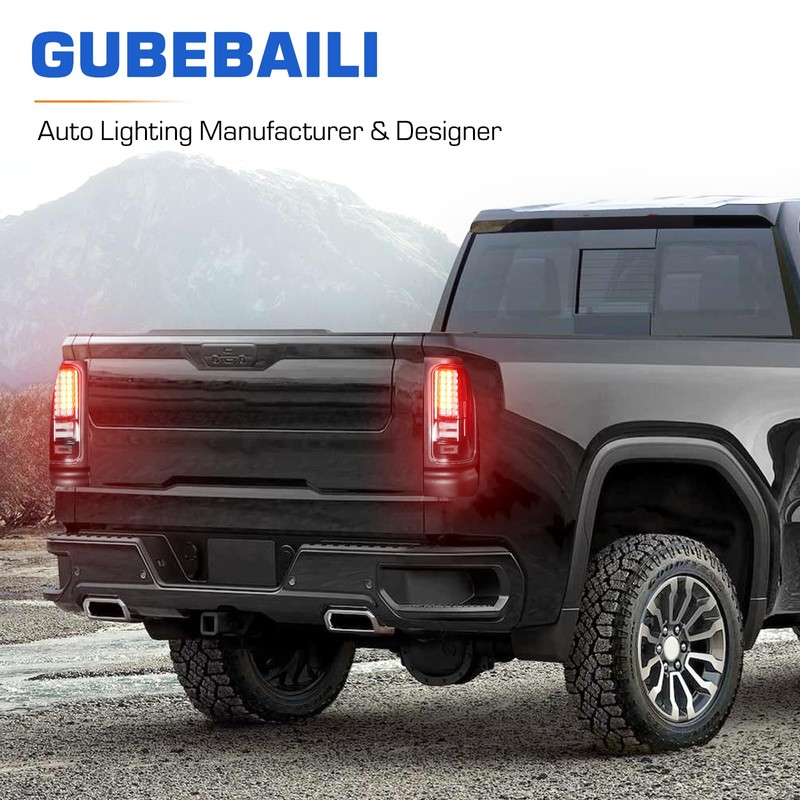 Gubebaili LED Tail Light Fit for Ram 1500 1994-2001, Fit