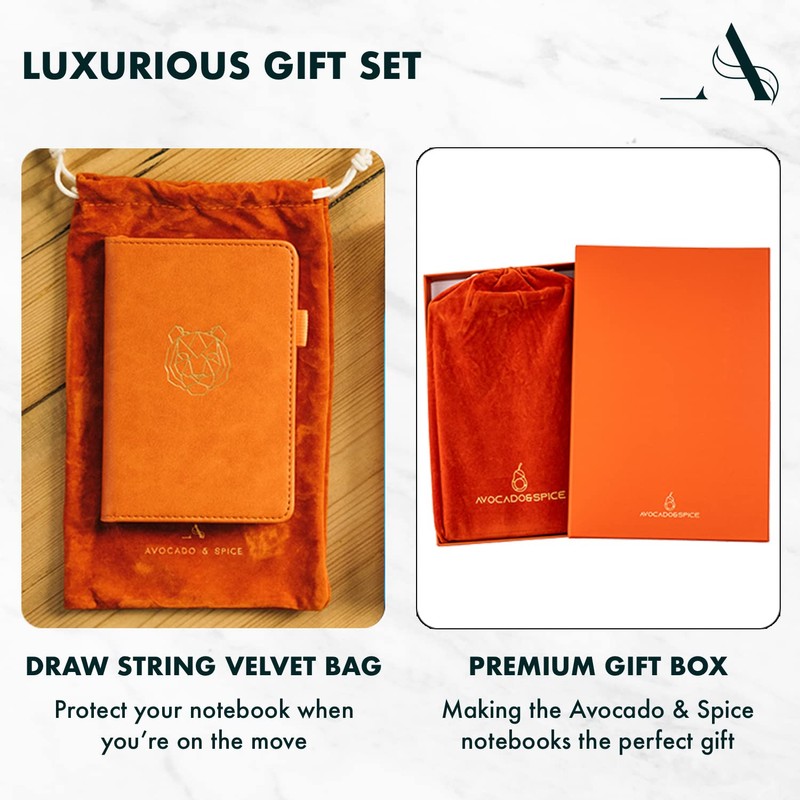 A5 Notebook by Avocado and Spice® with Gift Box &