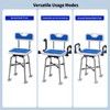 Swive Shower Chair with Arms and Back Heavy Duty 500