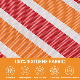 Lazy Daze Hammocks Quick Dry Hammock with Spreader Bar Textliene Fabric Double 2 Person Hammock with Chains Outdoor Patio Poolside Backyard Beach 450 lbs Capacity, Red Stripes