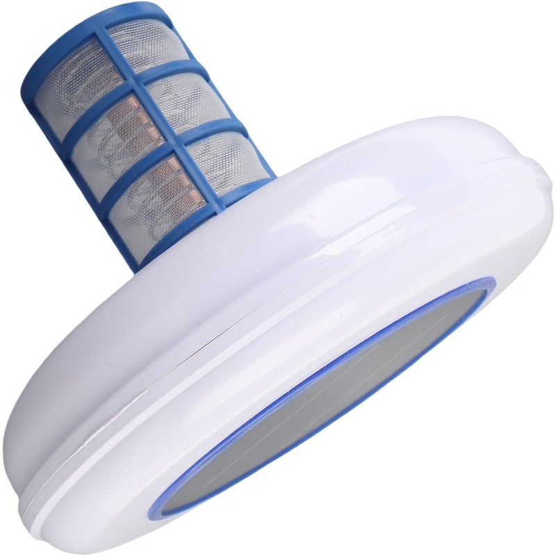 Ionizador Solar para Piscinas, Purificador de Agua Flotante con 4