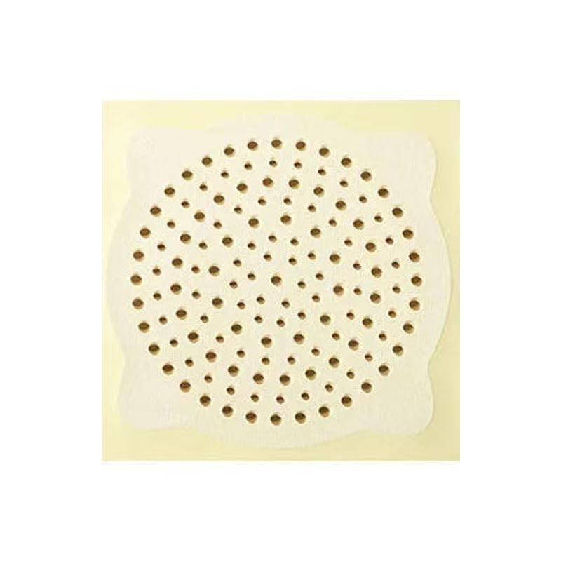 RecDec 30 Pack Disposable Shower Drain Cover 6'' Non-Slip Self-Adhesive