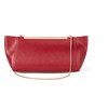 The Drop Harlei Framed Clutch Bag, Dark Red, One Size