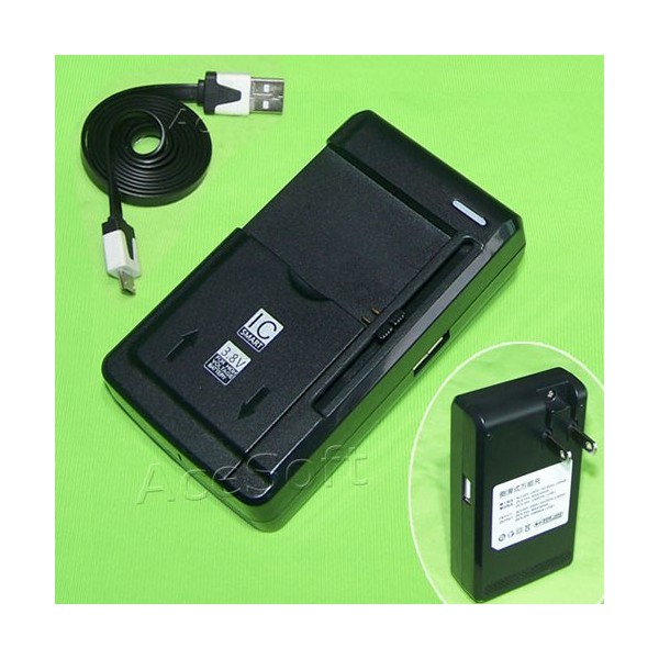 100% New External Multi Function Desktop Wall Quick Battery Charger
