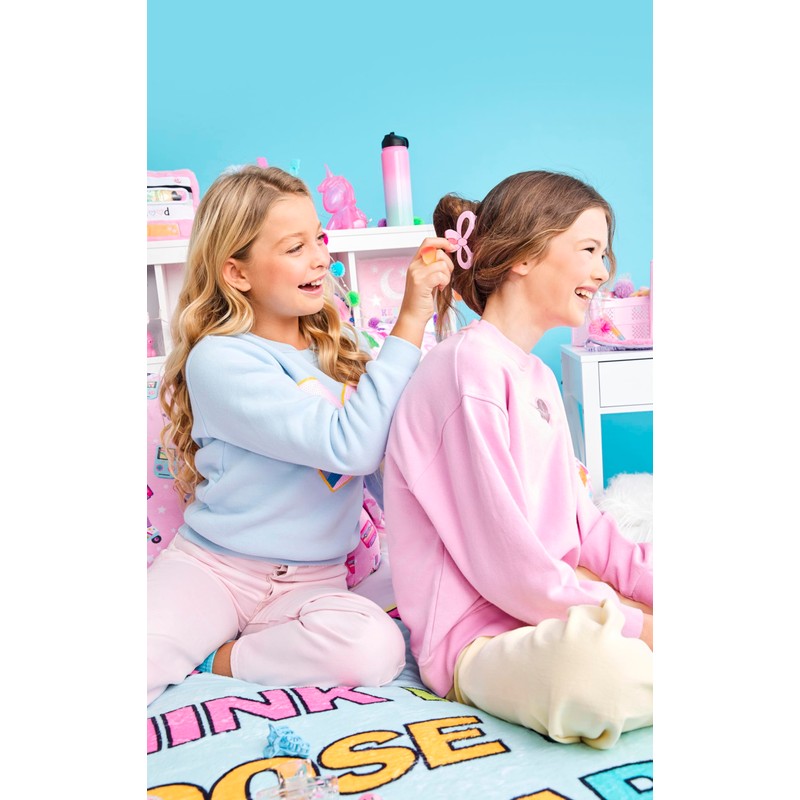 iscream 3" Claw Hair Clip - Happy Smiles, Blue
