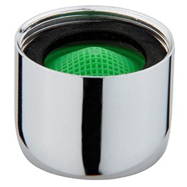 'aquaSu® | Eco Water-Saving Aerator | for Fittings | Dirt Trapper | Anti-limescale Strainer | Reduced Flow Rate by up to 50% | M22 x Type 1 ' Female | Brass | Chrome | 19672 7