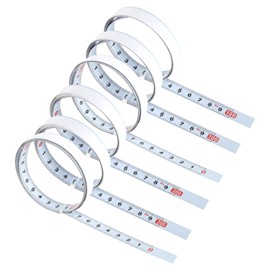 FASBET 6 Stck Selbstklebendes Ma?band 2m+1m Metrisches inklusive 2m+1m Links Nach Rechts, 2m+1m Rechts Nach Links, 2m+1m Der Mitte Nach Links Nach Rechts, Ma?band zum Aufkleben Ma?band Selbstklebend Metall